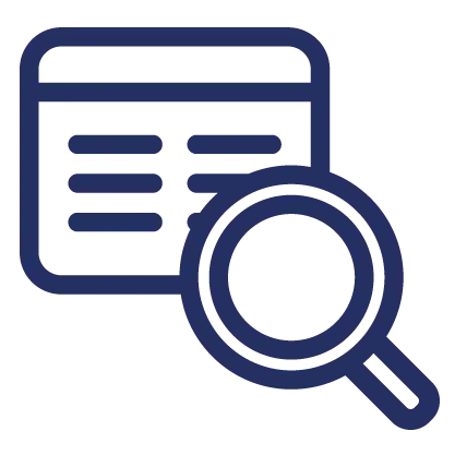 Magniyfing glass icon