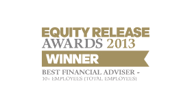 Equity Release Awards 2013 winner logo