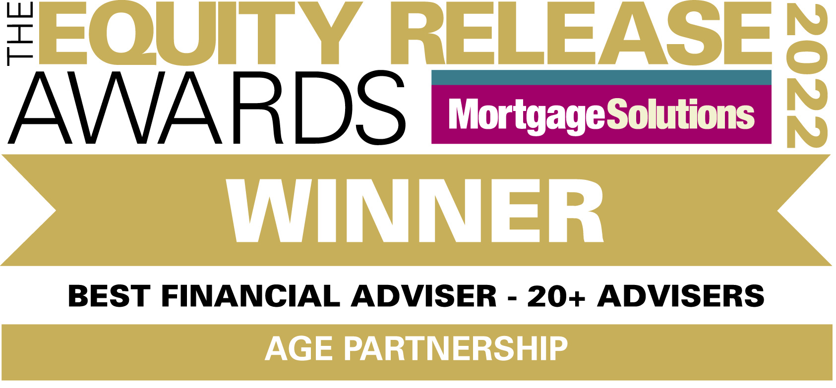 Equity Release Mortgage Solutions Winner logo